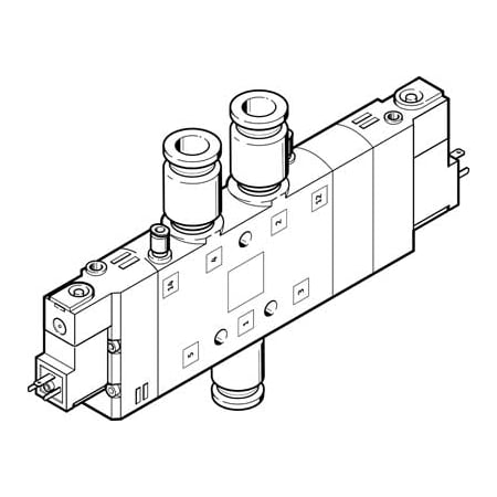 Solenoid Valve CPE24-M3H-5/3ES-QS-10